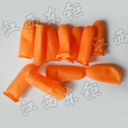橙色防滑手指套