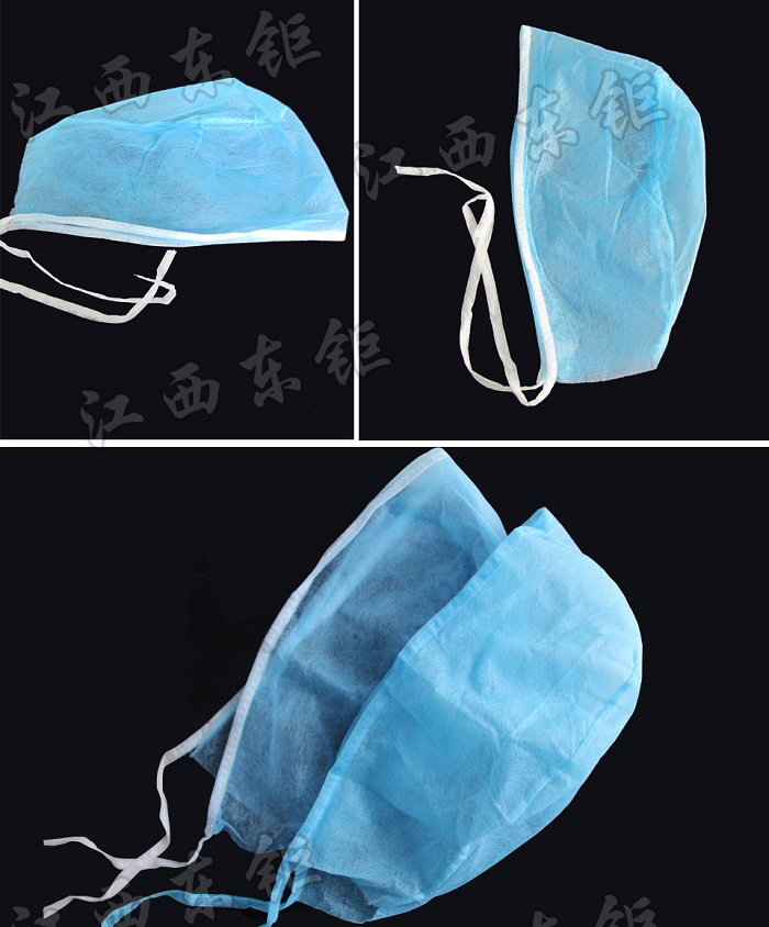 无纺布绑带式医生帽
